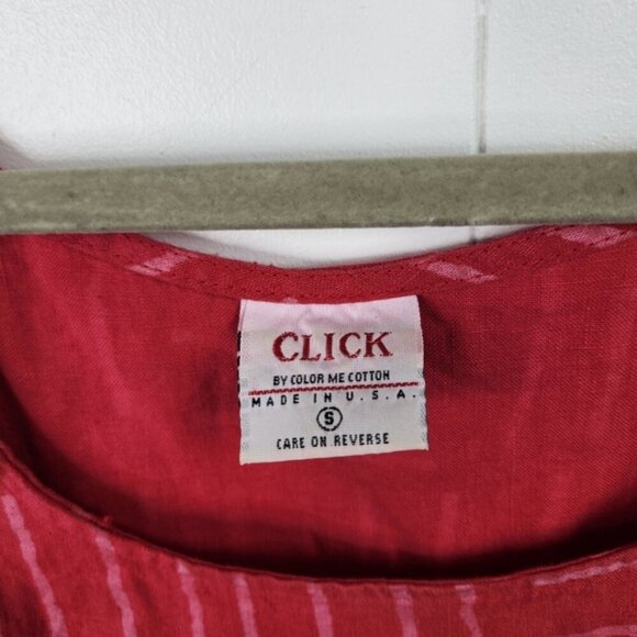 Vintage 90s Pink 100% Linen Shift Dress Sleeveless Pockets Lagenlook Summer Boho - Picture 8 of 13